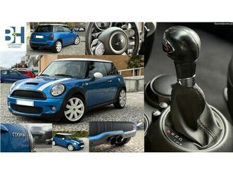 mini cooper único- r56 cooper s automático c/ patilhas volante setembro/08