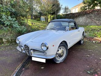 1960 alfa romeo giulietta spider