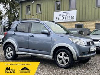 2008 daihatsu terios 1.5 sx 5dr estate petrol manual