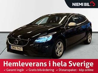 volvo v40 d2 r-design s&v-däck/p-sens/kamera/elstol/ellucka