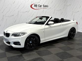 2017 bmw 2 series 2.0 230i m sport convertible auto