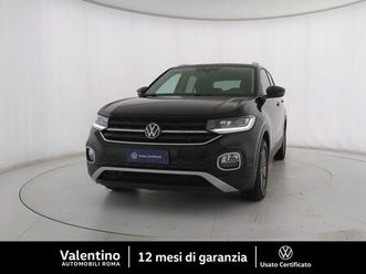 volkswagen t-cross 1.0 tsi 110 cv dsg advanced del 2022 usata a roma