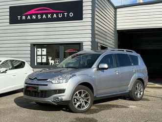 citroen c-crosser 2.2 hdi 160 exclusive 4x4 - caméra - radar - xénon - to - sièges chauffants - gps - pneus 4 saisons