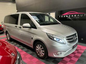 mercedes vito mixto 116 cdi 163 cv long select a + tva recuperable + entretien mercedes + camera + attelage