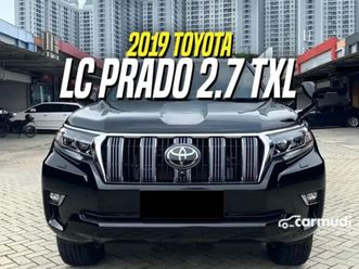 2019 toyota land cruiser prado 2.7 tx l suv black hitam lc txl limited 27