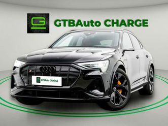 audi e-tron sportback s black