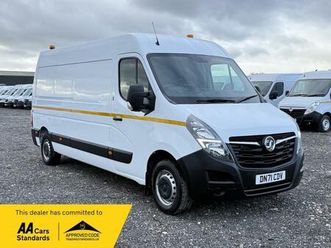 2021 vauxhall movano 2.3 turbo d 135ps h2 van panel van diesel manual