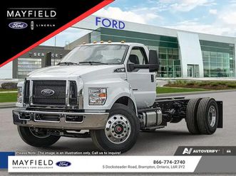 2026 ford f750 chassis truck 600a equipment group chassis truck