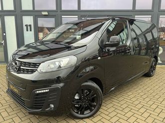 opel zafira-e life - vivaro-e l2 7 persoons vip bus panorama, 2x elektrische schuifdeur, black edition, led, vi