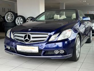 mercedes-benz e 250 cgi be cabrio aut/designo/airscarf/shz/nav