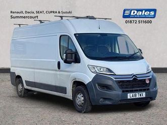 2018 citroen relay citroen relay 35 l3h2 eprise blue panel van diesel manual