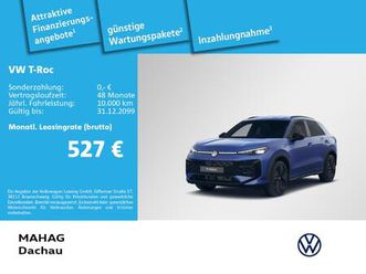 t-roc r-line 1.5 l etsi r-line blackstyle iq.light iq.drive parkassistpro areaview eklappe appconnec