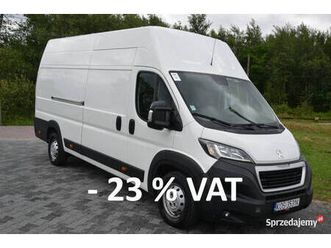 peugeot boxer l4h3 maxi* 140ps* faktura vat* niski przebieg* klima* kamera… kęty - sprzedajemy.pl