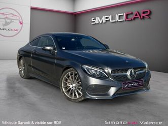 mercedes classe c coupe 250 d 9g-tronic sportline caméra 360 sièges électriques alcantara garantie 12 mois