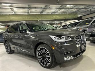 certified 2024 lincoln aviator black label awd