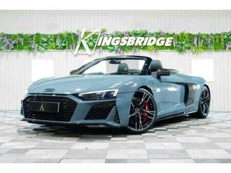2021 audi r8 5.2 fsi v10 performance carbon black spyder 2dr petrol s tronic quattro eur converti...