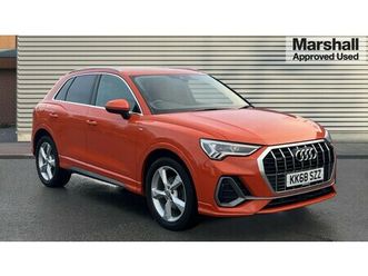 audi q3 q3 35 tdi quattro s line 5dr [comfort+sound pack]