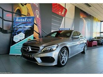 mercedes-benz c 300 bluetec hibrido amg line 231 cv nacional novembro/14