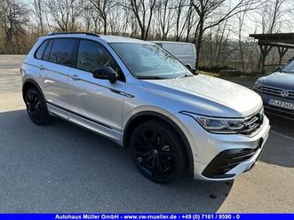 volkswagen tiguan r-line 4motion 140 kw matrix leder