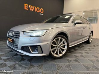 audi a4 avant 2.0l 40 tdi 190ch s-tronic s-line bang & olufsen toit ouvrant camera park assist