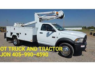 2012 dodge ram 4500 40ft cable telcom fiber bucket truck 6.7l diesel