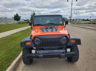 1997 jeep tj, four wheel drive, three inch lift