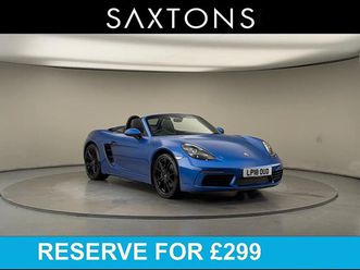 porsche 718 boxster convertible 2018, 53686 miles, £32250 - 33003157 - exchangeandmart.co.uk