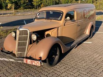 35 ford model 48 panel truck delivery v8 flat head hot rod