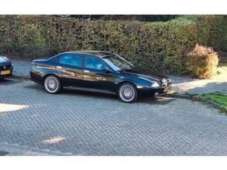 alfa romeo 166 2.5 v6 2002 zwart zeer netjes — alfa romeo — marktplaats
