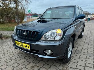 hyundai terracan 2.9 crdi 4x4 allrad ahk 2800 kg klima