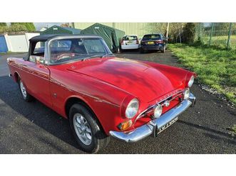 1965 sunbeam tiger rouge manuel, 4 vitesses conduite à dr...