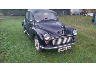 1962 morris minor noir manuel, 4 vitesses conduite à droi...