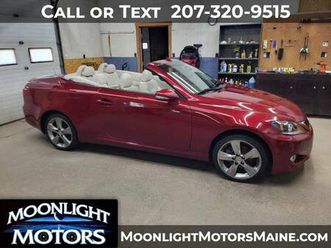 2010 lexus is250c rwd *ready to drive home!*