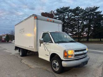(14k original miles) 2002 chevrolet express 3500 cutaway box truck
