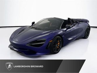 used 2025 mclaren 750s spider