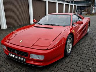 ferrari testarossa 1. hand*leder*klima*historie*512
