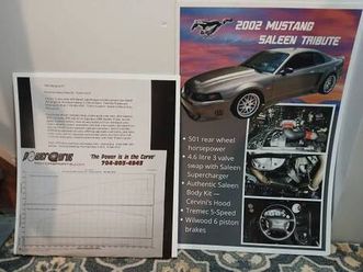 2002 mustang gt saleen tribute build