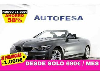 serie 4 420i cabrio m-sport 184cv 2p # cuero, navy, parktronic