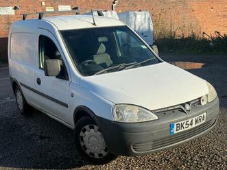 2004 vauxhall combo 1700 1.7cdti 16v van car derived van diesel manual