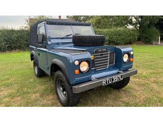 1973 land rover series 3 bleu manuel, 4 vitesses conduite...