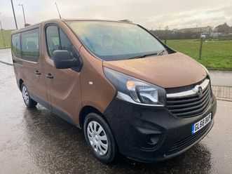 2018 vauxhall vivaro 1.6cdti 2900 l1h1 (120ps)(eu6c) (start/stop) 9 seats combi