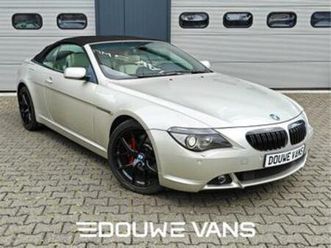 bmw 6 serie 650 ci 6-serie 650i cabrio 4.8 v8 367pk youngtim — bmw — marktplaats
