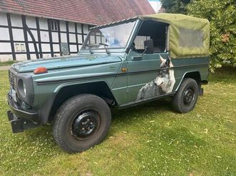 mercedes g240 cabrio g-klasse oldtimer wolf g-wagon