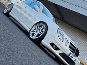 mercedes-w211 e55 amg kompressor – sammlerzustand / traumwagen