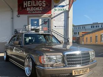 mercedes w126 500 sel airride bbs rs lorinser