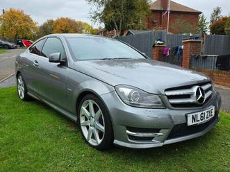 mercedes c220d (w204) coupe red leather