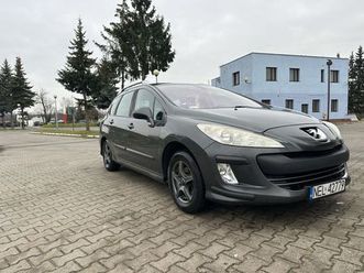 peugeot 308 sw 1.6 hdi panorama, navi, manual, 7 os. slubice • olx.pl
