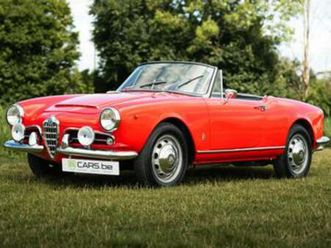 ② alfa romeo giulia spider veloce specifications fully restore — oldtimers & ancêtres — 2ememain