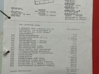 mercedes-benz s 600 l ,1.hand,w140,h-kennzeichen