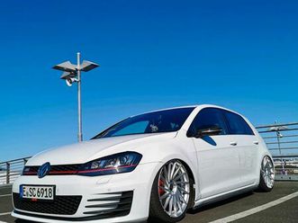 vw golf 7 gti mit tuning airlift apr carbon